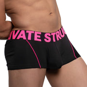 Private Structure Modality Boxer Trunk Black Magenta 4182 91