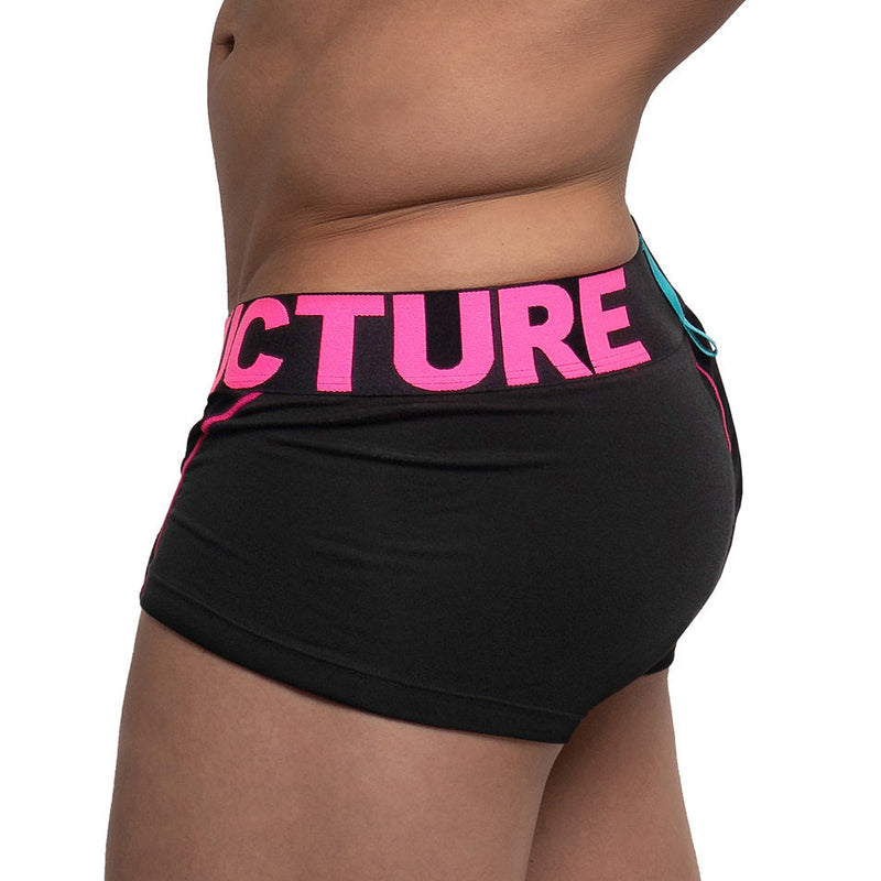 Private Structure Modality Boxer Trunk Black Magenta 4182 91