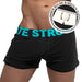Private Structure Modality Lounge Shorts Inner Bulge Black Turquoise 4183 92