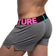 Private Structure Modality Lounge Shorts Inner Bulge dk melange pink 4183 92