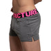 Private Structure Modality Lounge Shorts Inner Bulge dk melange pink 4183 92