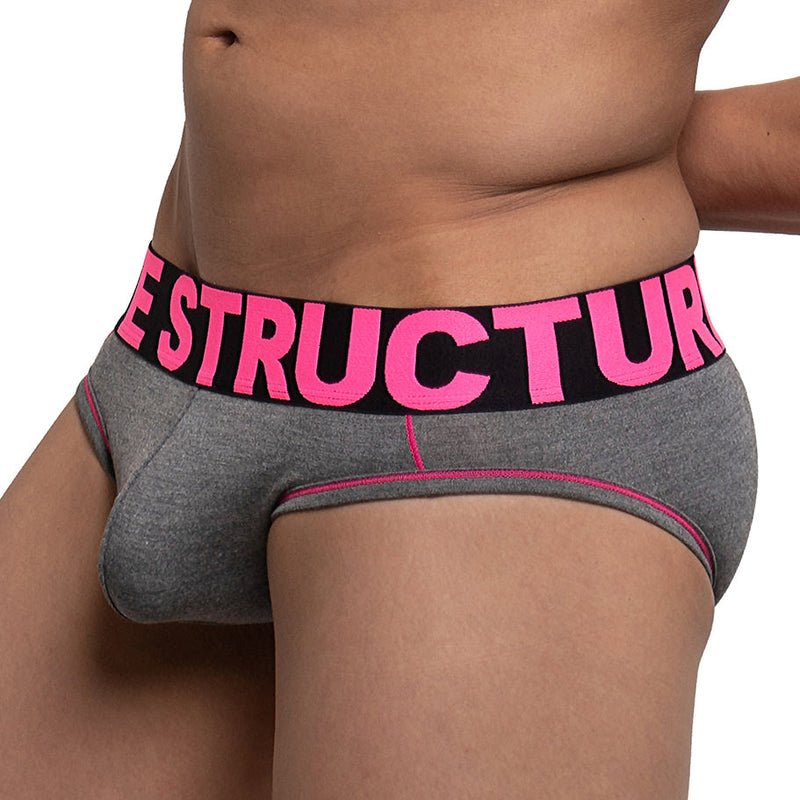 Private Structure Modality Mini Briefs Micro Modal Brief Melange/Magenta 63