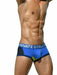 Private Structure Boxer Momentum-Orange Trunk Cotton Underwear Blue 3853 35 - SexyMenUnderwear.com