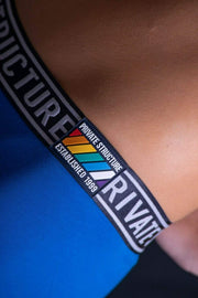 Private Structure Private Structure Boxer Pride Trunk Low Rise Underwear Freedom Blue 4020 45