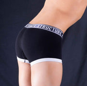 Private Structure Private Structure Boxer Trunk Gay Pride Cotton Underwear Black 4020 46