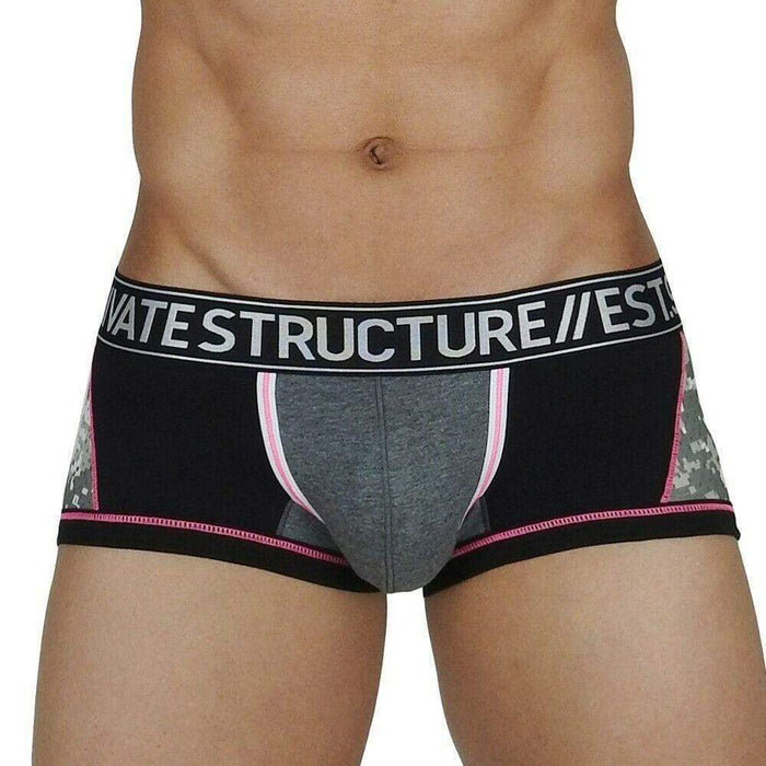 Private Structure M Private Structure Boxer Trunk SOHO Military Long Boxer Camo Pink 4021 49