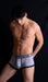 Private Structure Private Structure Boxers Trunks PRIDE Gay Low Rise Underwear Grey 4020 45