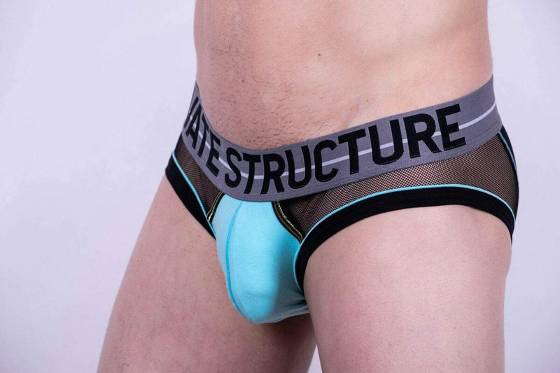 private structure M Private Structure Brief Momentum-Orange Mini Briefs Black 3857 42