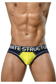 private structure Private Structure Brief Momentum-Orange Mini Slips Briefs Navy 3861 43