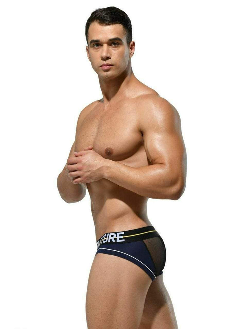 private structure Private Structure Brief Momentum-Orange Mini Slips Briefs Navy 3861 43