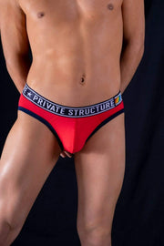 Private Structure Private Structure Briefs Pride Mini Slip Low Rise Underwear Red 4019 47