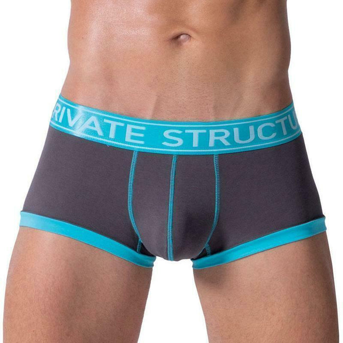 private structure Private Structure MEN Boxer Brief Soho Luminous Trunk Teal Grey 3680 1