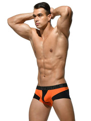 Private Structure Private Structure Mens Boxer Platinum Micro-Modal Trunk Orange 3783 2