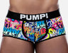PUMP! Access Trunk DRIP Bold Graffiti Backless Boxer-Jock Combo 15069