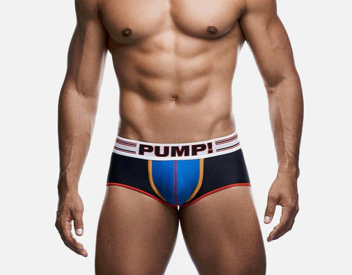 PUMP! Boxer Trunk Circuit Access Ochre Cotton Mesh Open-Back Trunk 15067