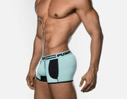 PUMP! Cotton Boxer Sport Agua Marina Mesh Pockets Jogger Athletic 11063 T8