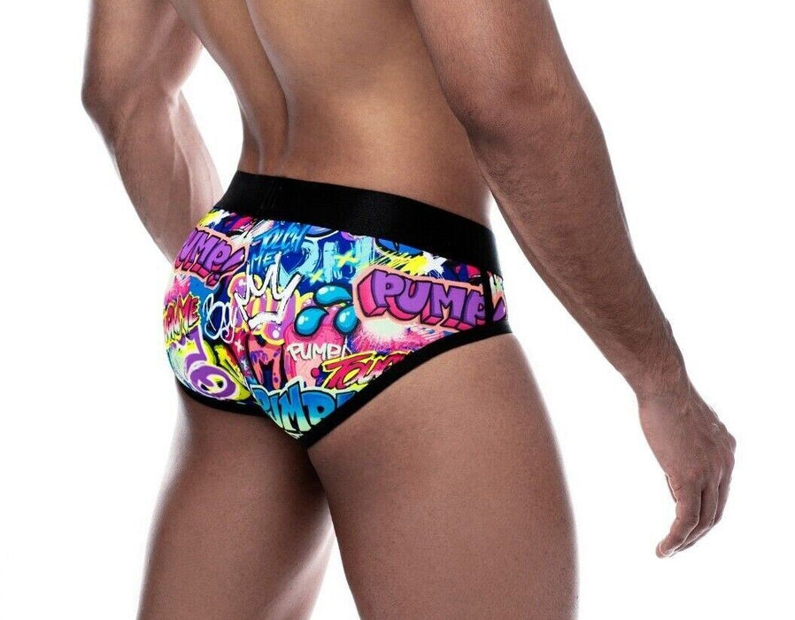 PUMP! Eco-Briefs DRIP From Graffiti Recycled Bottles Resistant Brief 12070