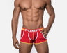 PUMP! Flash Jogger Athletic Long Boxer Sports Two Sides Pockets Red 11047 P26