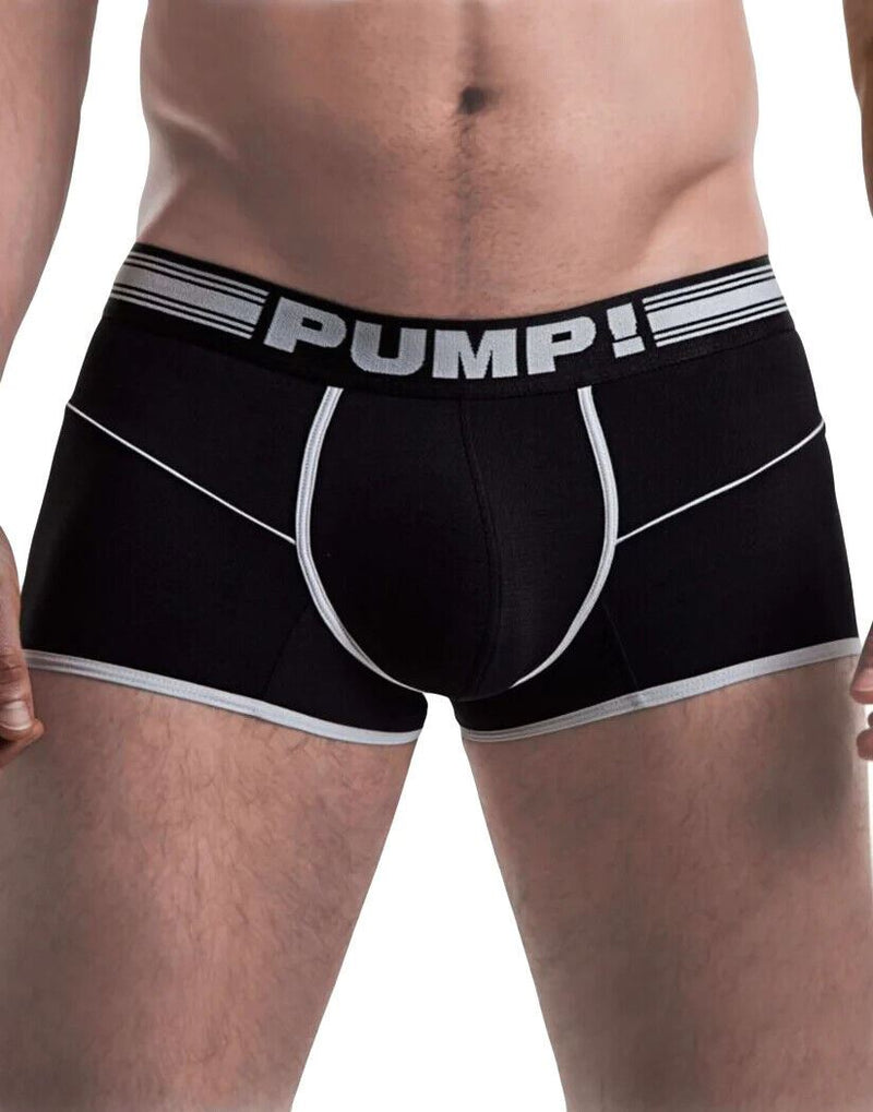 PUMP! Free-Fit Boxer Lightweight Stretchy Boxer Sports Black 11070 P35
