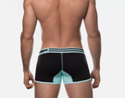 PUMP! Hypotherm Jogger Athletic Long Boxer Sports Aqua Black 11062 P26