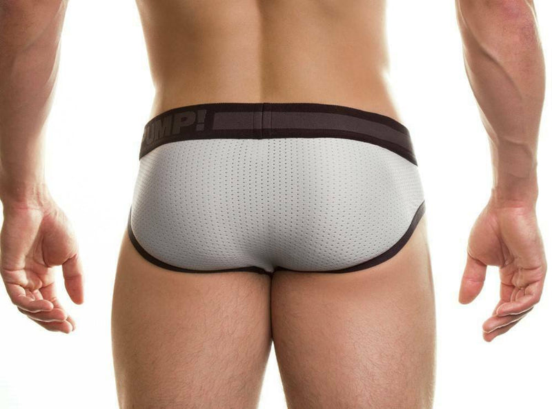PUMP! Brief Carbon Mesh Slip Briefs Cotton Athletic Black 12023 P38