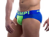 PUMP! PUMP! Brief Shock Wave Mesh Slip Cotton Underwear Neon 12026 10
