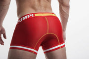 PUMP! PUMP! Flash Mesh Boxer TouchDown Cotton Undies Red 11046 T6