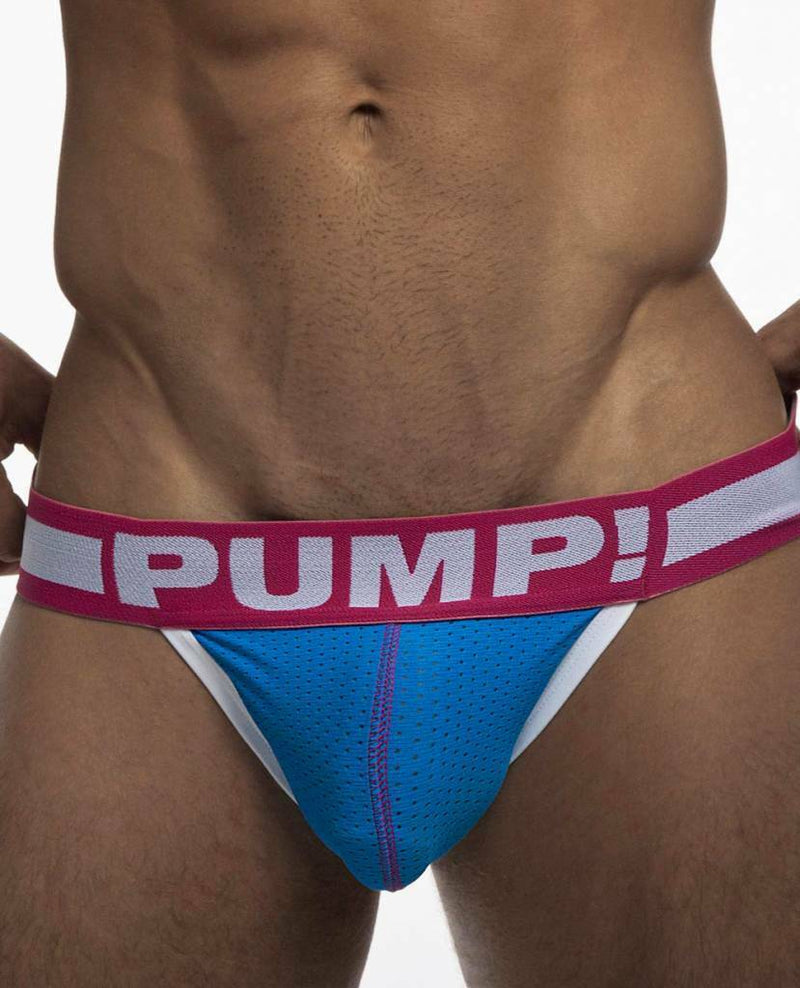PUMP! Jock Sugar Rush Micro-Mesh Pouch Baby Blue Jockstrap 15026 40