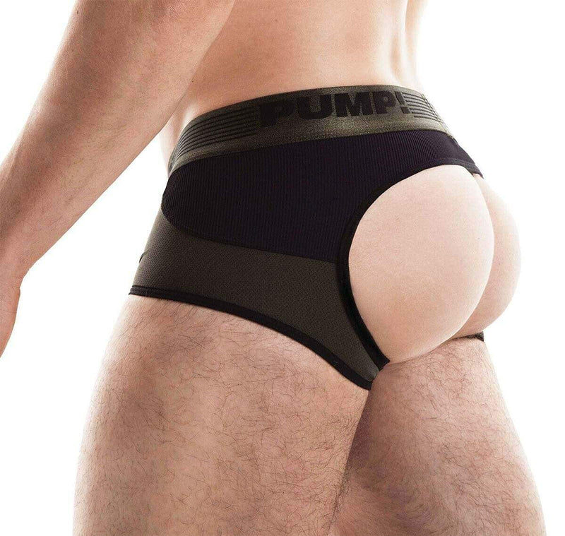 PUMP ! Jock Access Trunk Boxer sans fond Jockstrap sans dos Militaire 15033 6