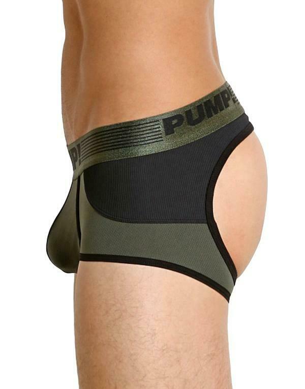 PUMP ! Jock Access Trunk Boxer sans fond Jockstrap sans dos Militaire 15033 6
