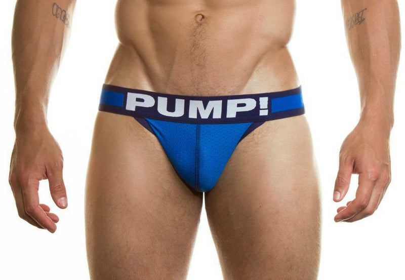 PUMP! Jocks Titan Bleu Électrique Maille Jockstrap 15015 41