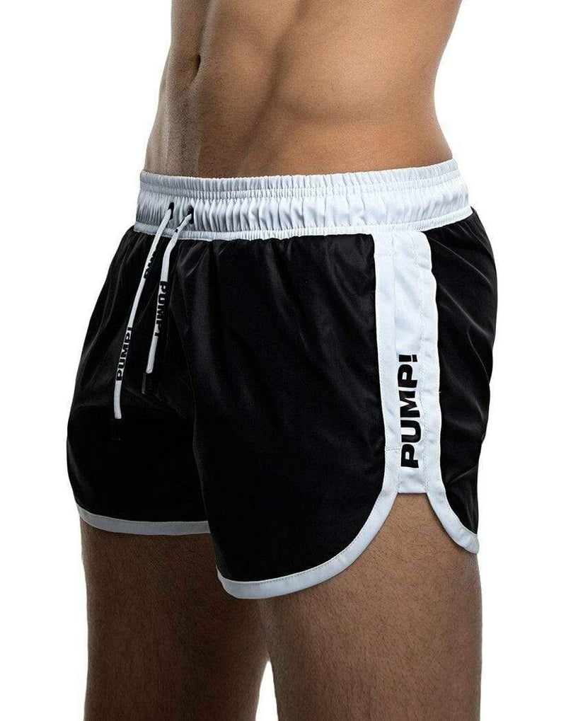 Small PUMP! Swimwear Beach Boy Quick Dry Swim-Short Black 13001 8