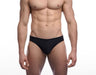 PUMP! Swim Briefs Water Cheeky Soft Nylon Swimwear UPF 50+ Black 13011 T12