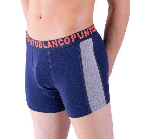 Punto Blanco Boxer Long Casual Cotton Men Underwear Navy 3363 1