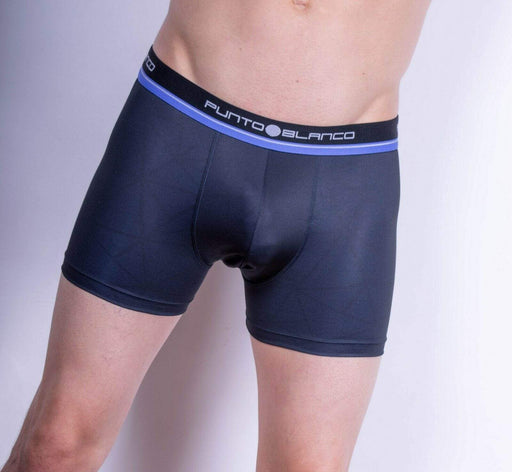 Punto Blanco Punto Blanco Boxer Calecons Trunk Lycra Super Soft Long Boxers Black