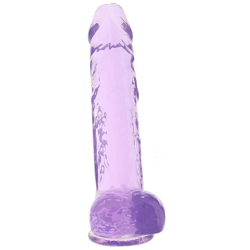 RealRock 10 Inch Realistic Ballsy Dildo in Purple