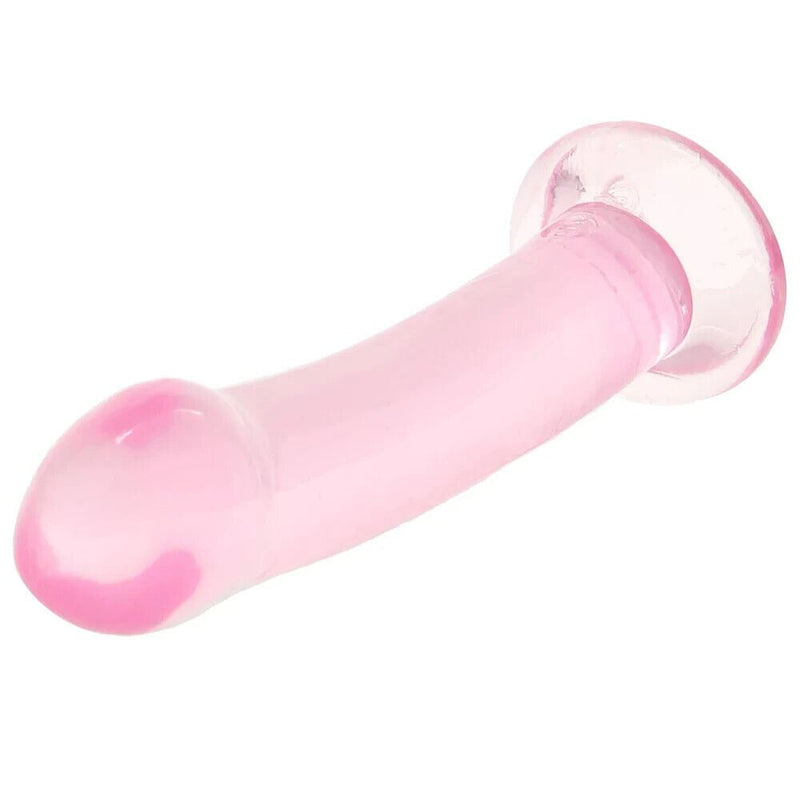 RealRock 7 Inch Thick Tip Dildo in Pink