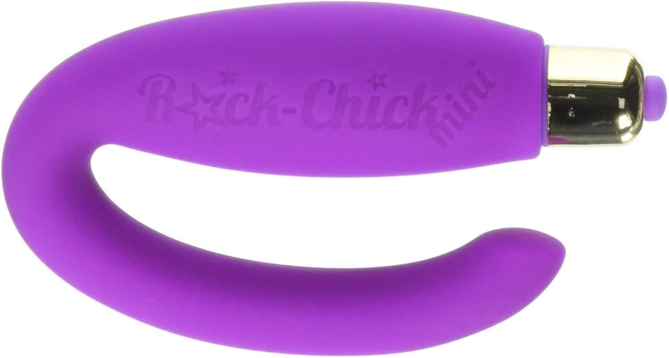 Rocks-Off Vibrator Chick Mini 7-Speed G-Spot Silicone Purple + EXTRA BATERRY