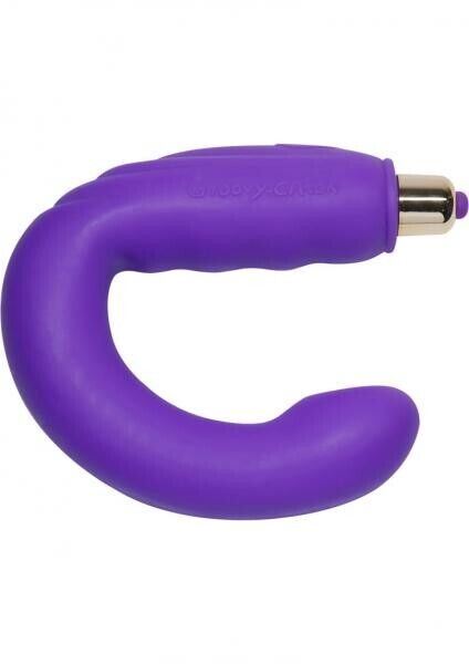 Rocks-Off Vibrator Groovy Chick Silicone 80mm Bullet Purple + EXTRA BATERRY