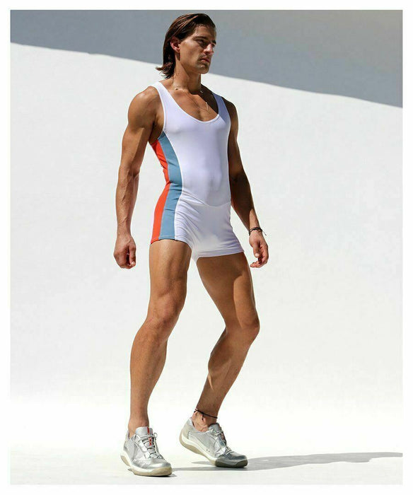 RUFSKIN! Bodysuits Freeze Singlet Sportswear Running And Cycling Suits White 12