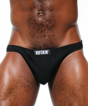 RUFSKIN Brief FRED Premium Cotton Spandex Fabric Thin Hip Briefs Black 43A