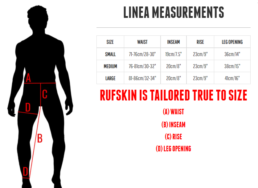 RUFSKIN! Cycle Short Linea Stretch-Nylon Matte Lead Finish Contrast Flat-Lock