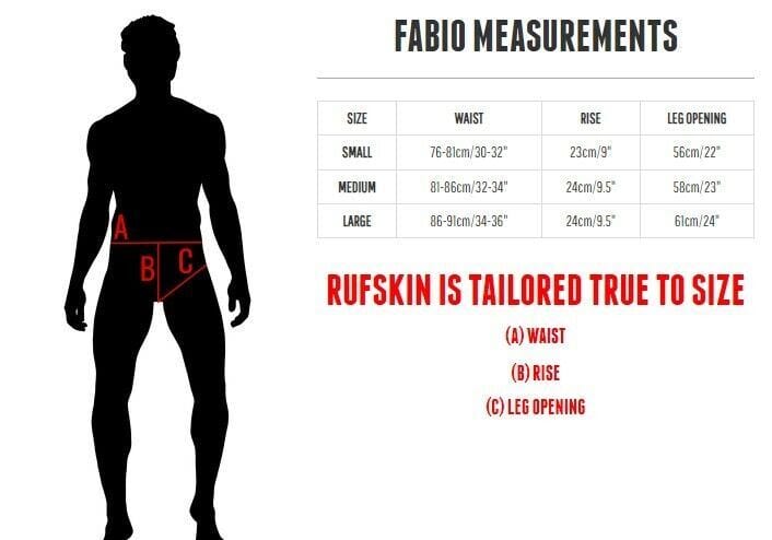 RUFSKIN FABIO Swim Briefs Signature Inner Drawcord Stretchy Nylon Swimwear Royal