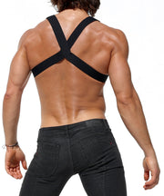 RUFSKIN Harness Zander “Rubberized” Chest Yoke Elastic Strap X Branded Patch B13