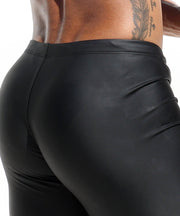 RUFSKIN KYLO Stretch Rubber Sport Legging Rubberized Spandex Pants Matte 55