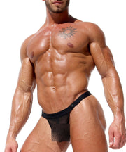 RUFSKIN LOIC Pouch Total See-Through Tulle Power Mesh Backless 40