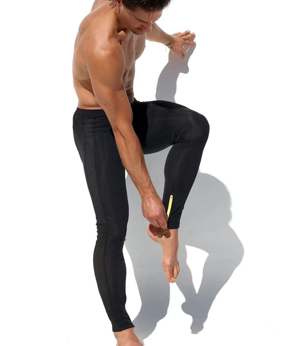 RUFSKIN Robson Sport Legging Premium Stretch Nylon Shape Retention Black