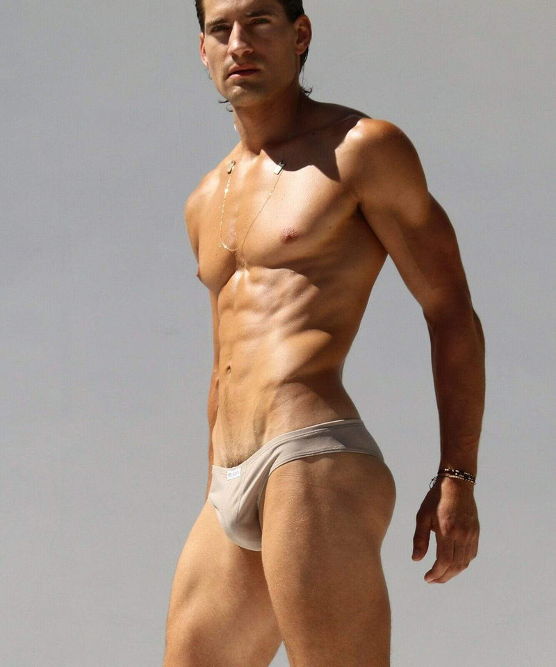 Small RUFSKIN Brief PABLO Cheeky Style Slip Thin Hip Contoured Pouch Tan 76