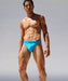 Rufskin Rufskin Swimwear BOXOL Calkini Swim-Briefs Shiny Stretchy-Nylon Turquoise 14
