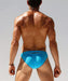 Rufskin Rufskin Swimwear BOXOL Calkini Swim-Briefs Shiny Stretchy-Nylon Turquoise 14